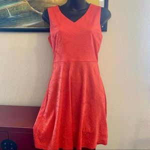 Made in Vietnam Orange 🍊 cutout back dress